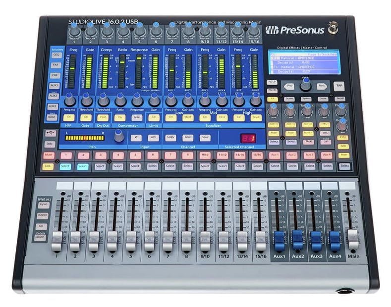 Presonus StudioLive 16.0.2 USB Mesa de mezclas digital Studiolive 1602 USB