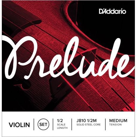 D´addario J810 Prelude 1/2 M Cuerdas para violín, tensión media J810-1/2M Prelude Violin 1/2