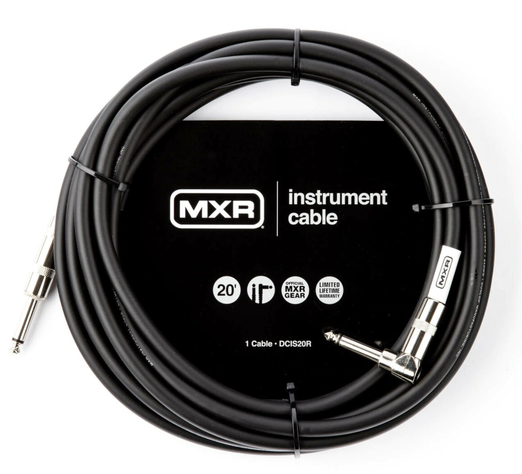 Mxr DCIS20R Jack / Jack Acodado Cable Para Instrumento 6m Dcis20r Jack / Jack
