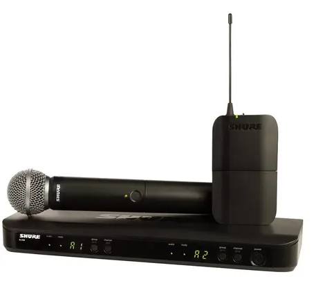 SHURE BLX1288E/SM58 K3E Combo Inalámbrico SM58 y Petaca WA302 BLX1288E/SM58 K3E