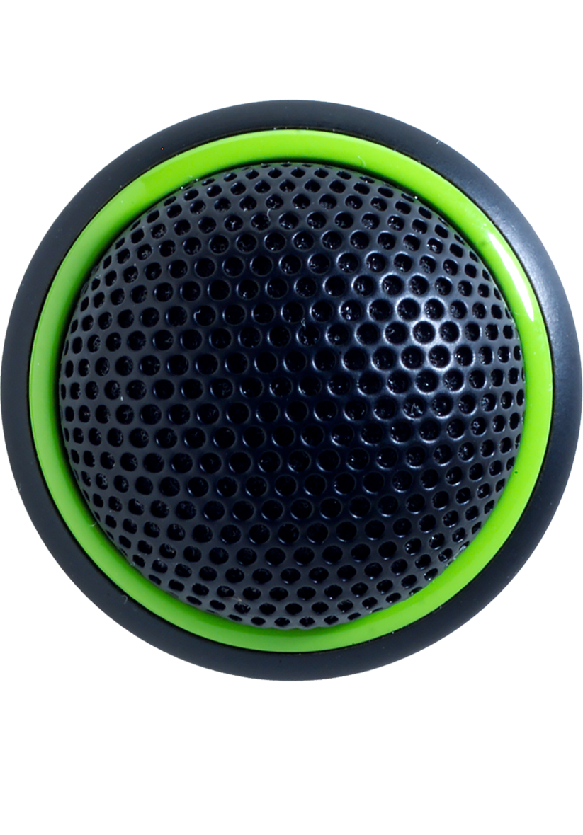 SHURE MX395B/C-LED Microfono. Superficie Cardioide Bajo Perfil Negro XLR5 funciones y anillo bicolor MX395B/C-LED