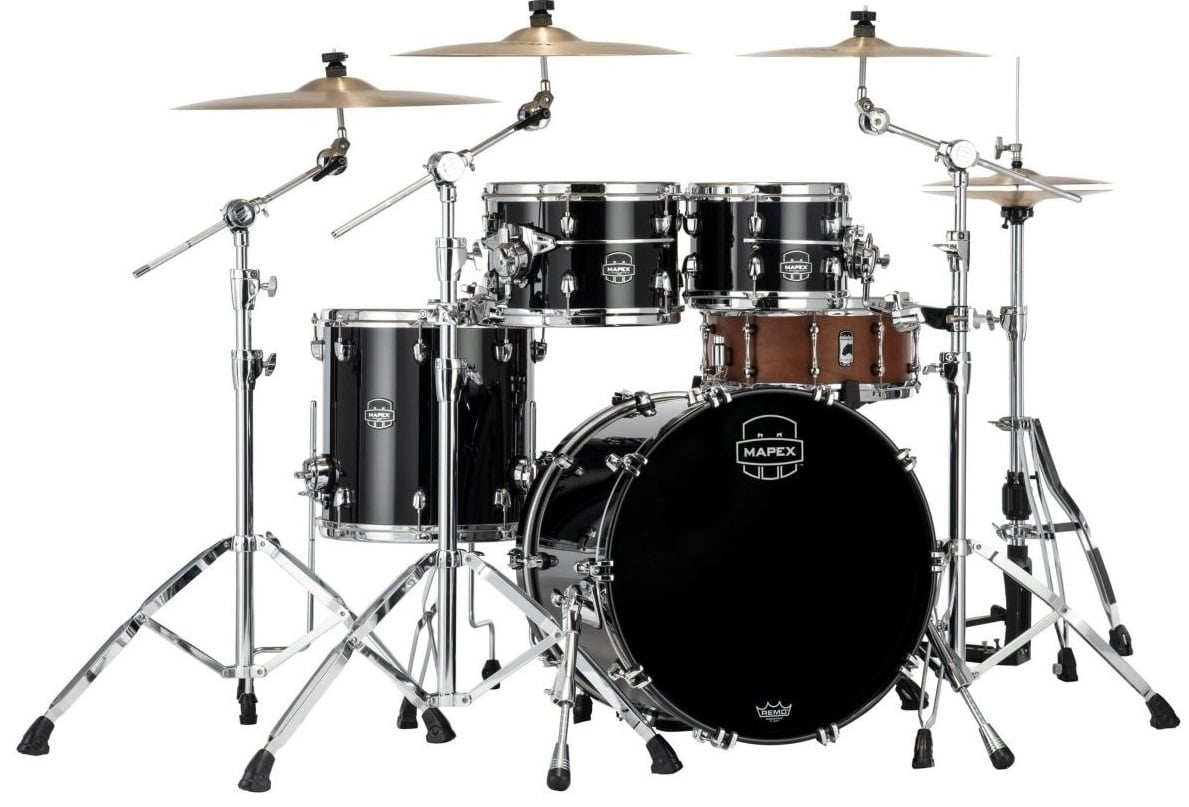 Mapex SE504XMPB Saturn Evolution Piano Black Set Batería SE504XMPB