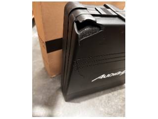 Audibax AWM 203 Sistema Inalámbrico Micrófono Diadema de 2 Canales UHF ( DEFECTO ESTETICO ) Caja Rota AWM 203