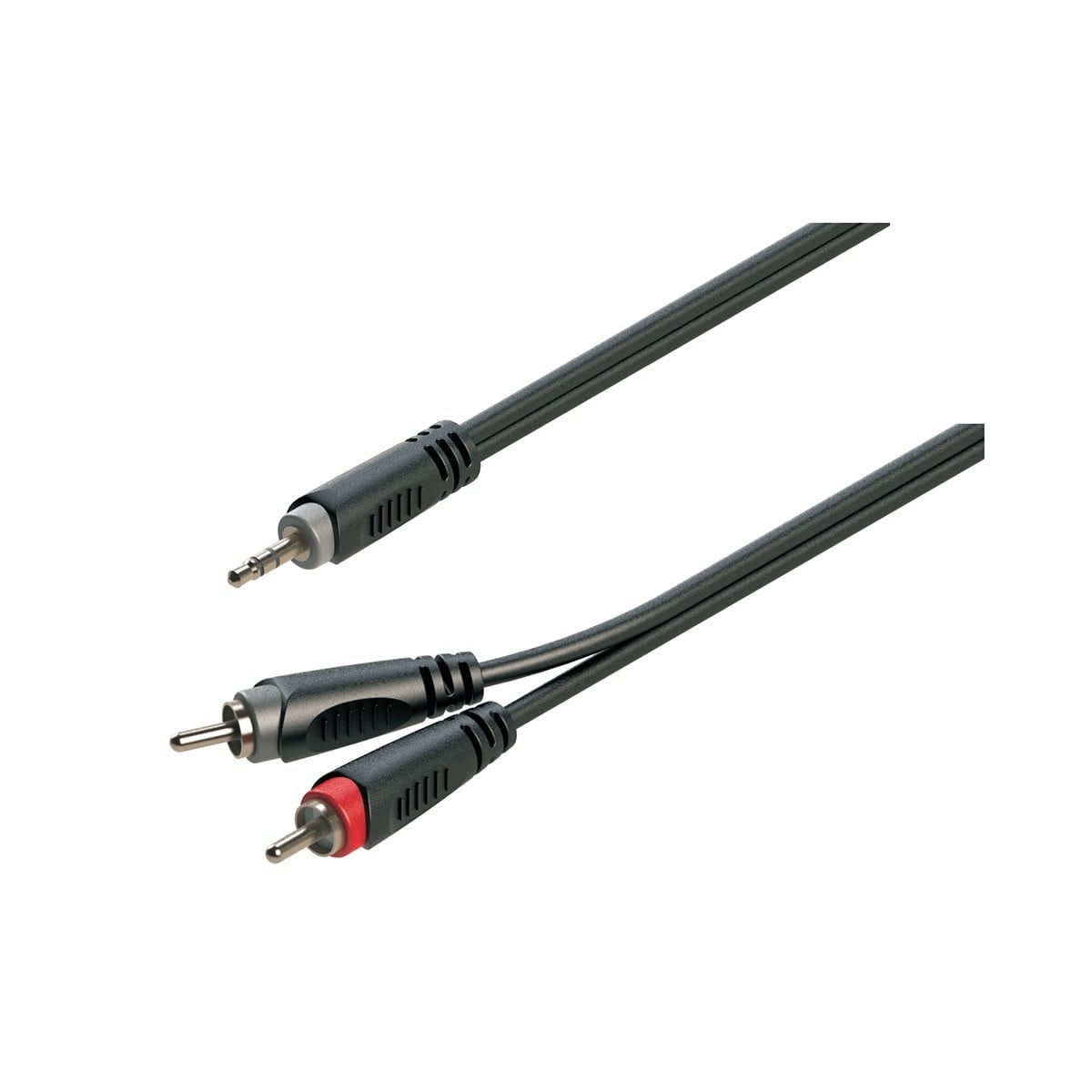 Soundsation Cable adaptador en Y SJRR-15BK con conector macho de 3,5 mm ESTÉREO - SJRR-15BK