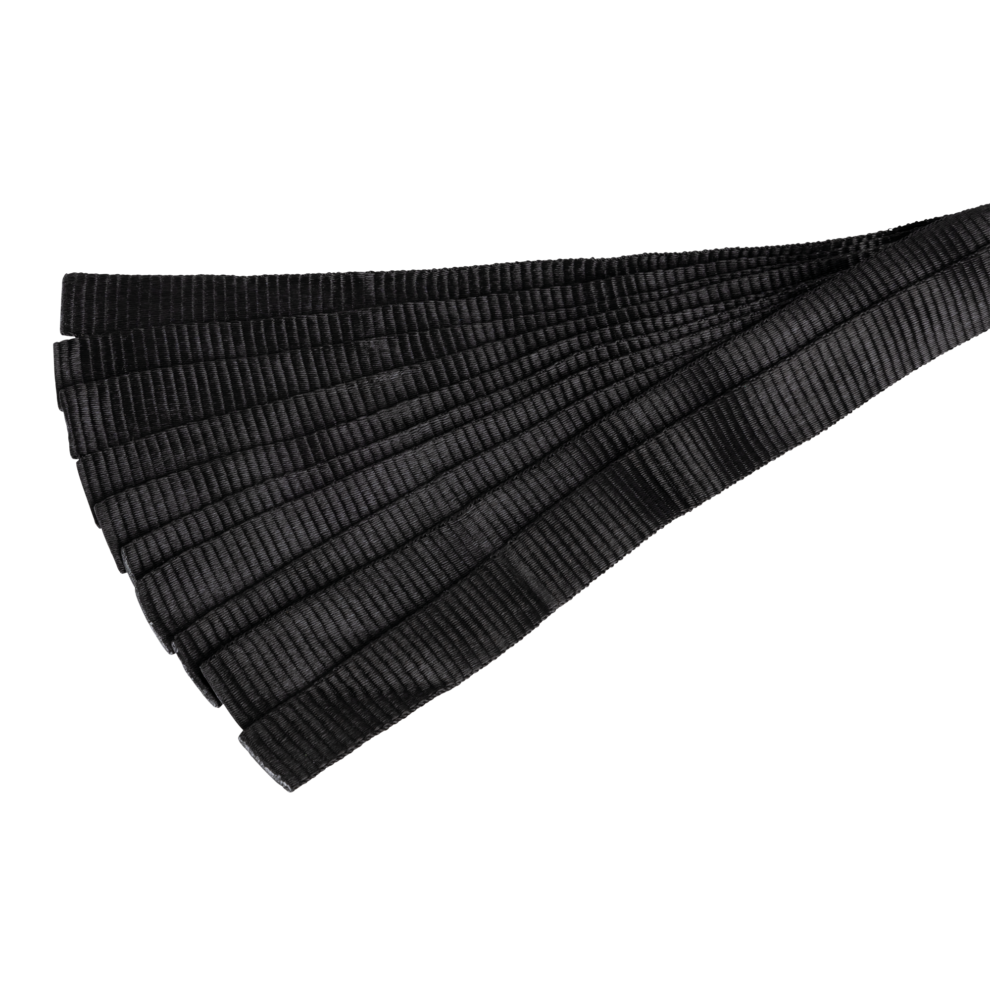 WENTEX Cinta de atar para telones de fondo 10 unidades - negro 89108