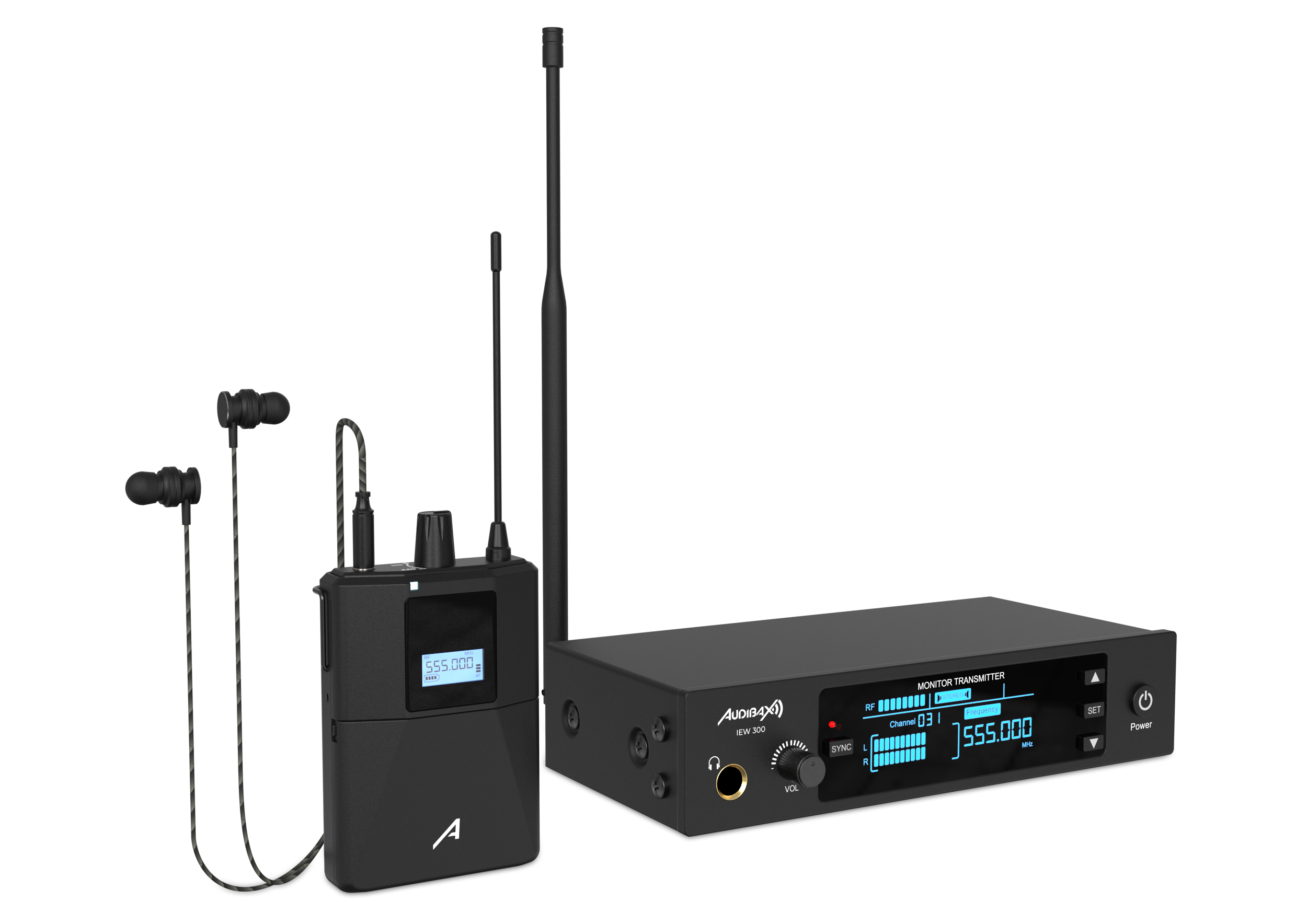 Audibax IEW 300 Sistema In Ear Inalámbrico IEW 300