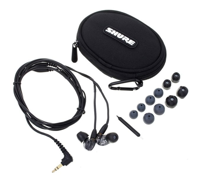 Shure SE215K Black Auriculares intrauditivos con aislamiento de sonido SE 215K