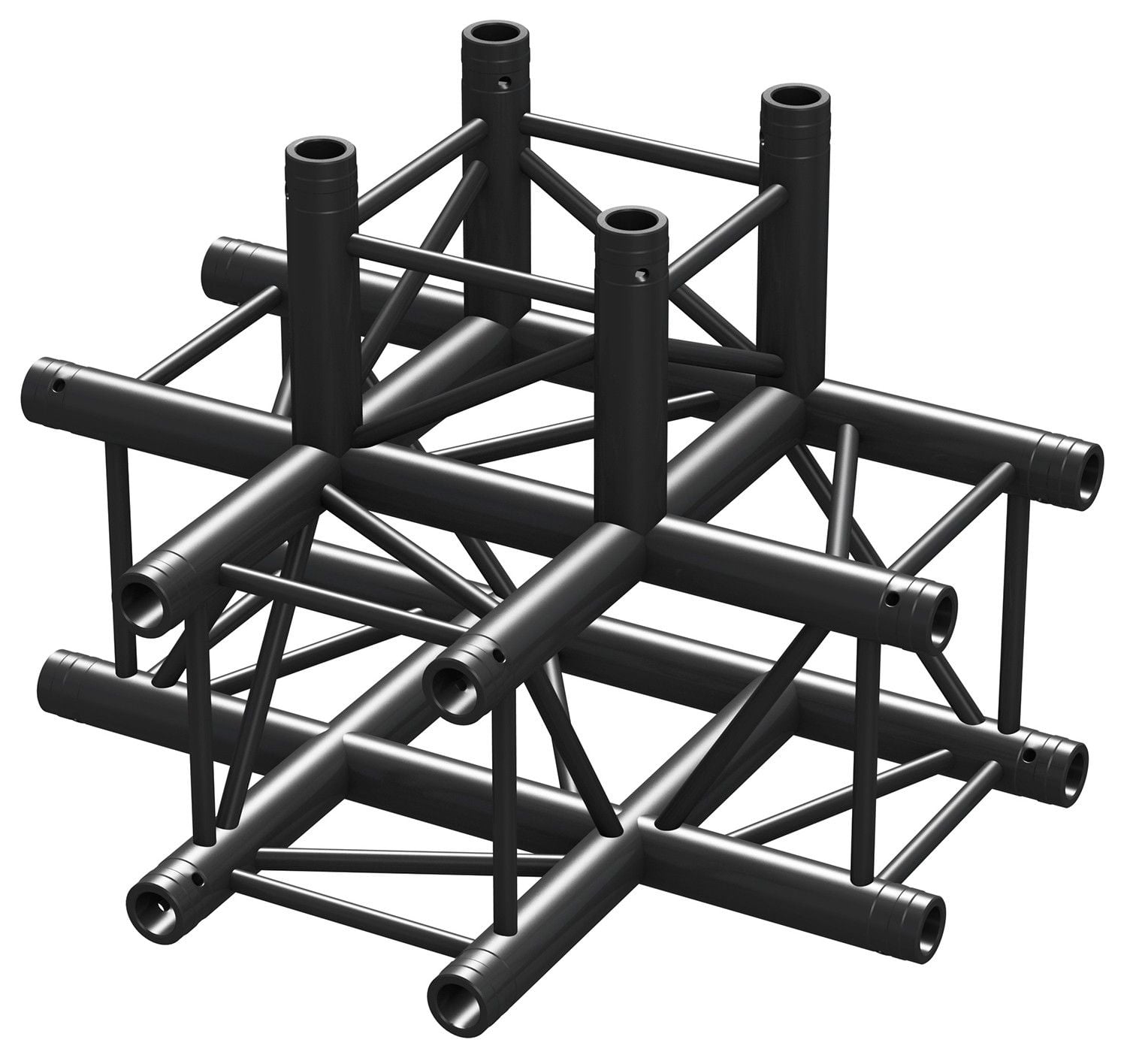 Beamz P30-T42 Truss 4 Vias Junta En T Negro 182479 P30-T42B