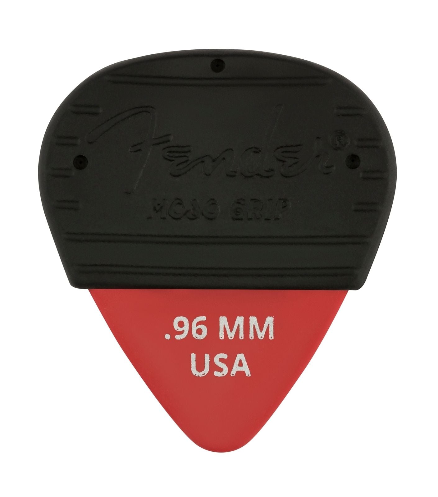 Fender Mojo Grip 3 Pack Duratone Delrin Fiesta Red Mojo Grip Delrin Wht Frd