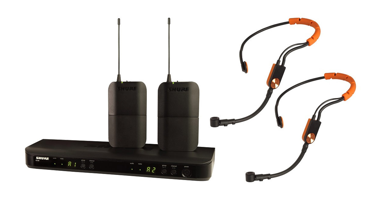 SHURE BLX188E/SM31 K3E Sistema Inalámbrico Dual con Diademas SM31FH BLX188E/SM31 K3E