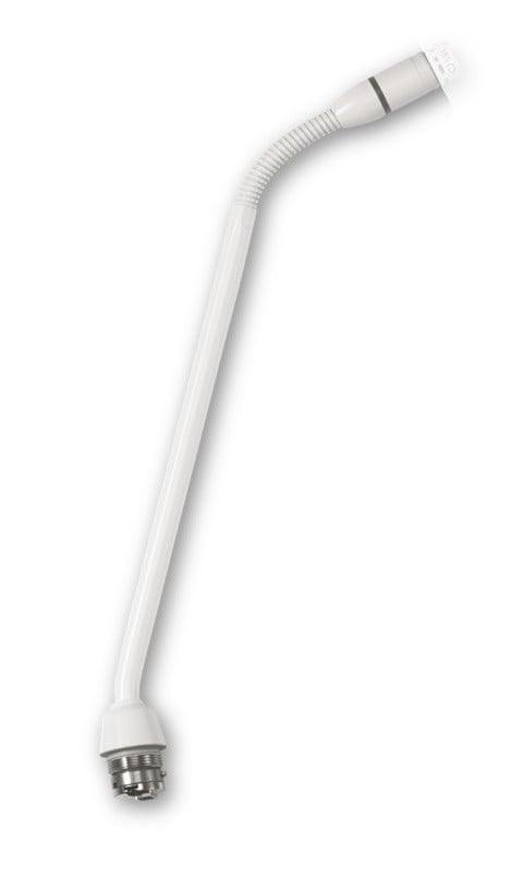 SHURE MX410WRLP/N Microfono Flexo 25cm Anillo Rojo Sin Previo Sin Cápsula. Blanco MX410WRLP/N