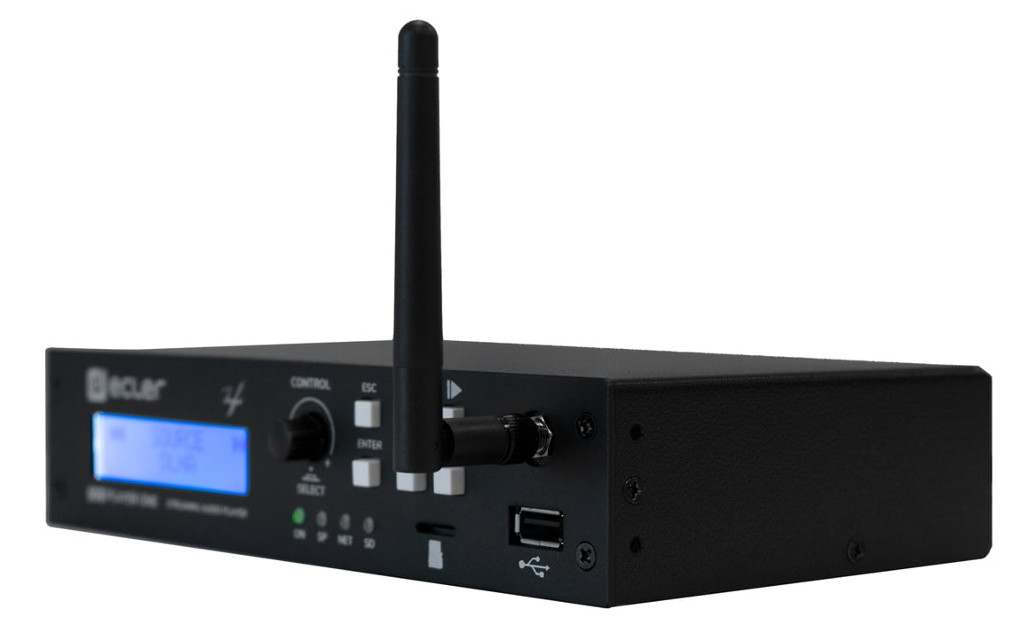 Ecler PLAYER ONE Reproductor de Audio Local y Streaming PLAYER ONE