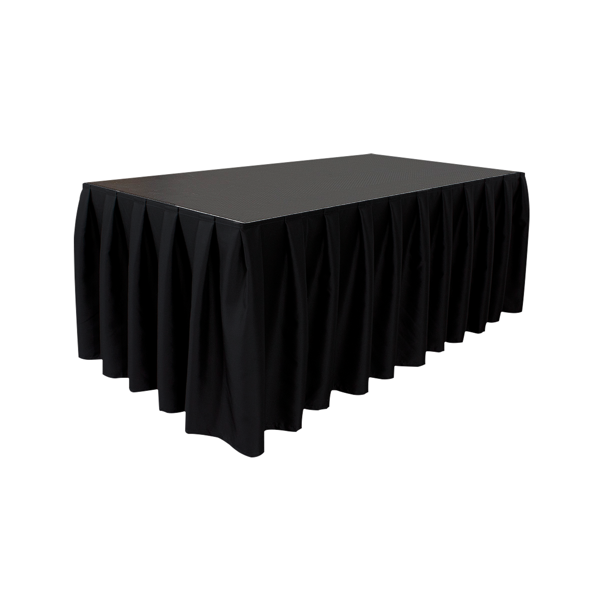 WENTEX Faldón de escenario MCS 300 g/m² De color negro - 620 x 100 (altura) 89293