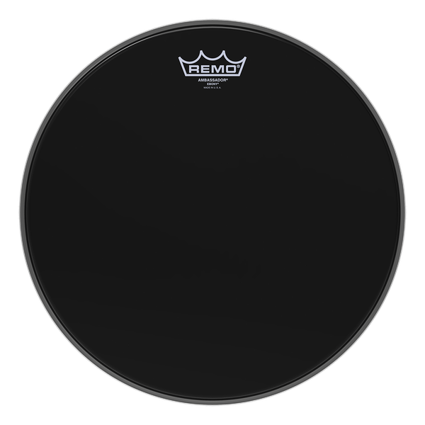 Remo 13 Ambassador Ebony ES-0013-00 13" Ambassador Ebony
