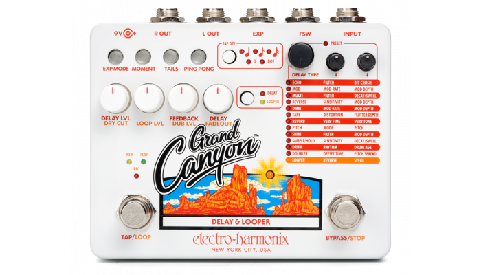 Electro Harmonix Grand Canyon Pedal Efectos Delay / Looper Grand Canyon