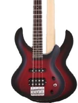 Aria Igbrd Bajo Eléctrico Igb-Std Rojo Metalizado IGBRD