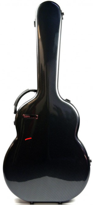 Bam Estuche Guitarra Manouche tipo Selmer 8005XLX 8005XLC Hightech Carbón 8005XLC