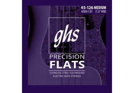 GHS Juego Bajo Precission Flats® Medium (5 St) 55-105 CGH3050M-5