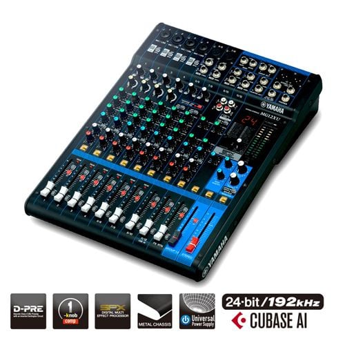 YAMAHA MG 12XU Mezclador 12 Canales USB MG 12XU
