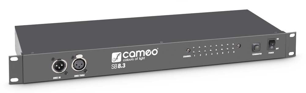CAMEO SB8.3 Distribuidor DMX de 8 canales (3 pines) CLSB83