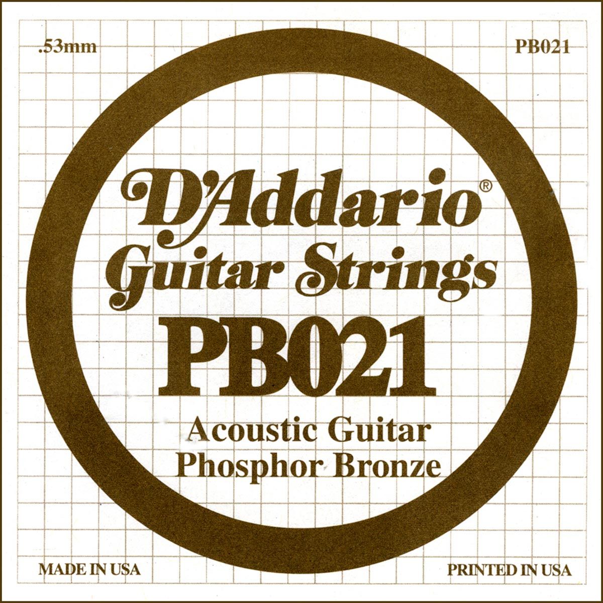 D´addario PB021 Cuerda Suelta para Guitarra Acústica PB021
