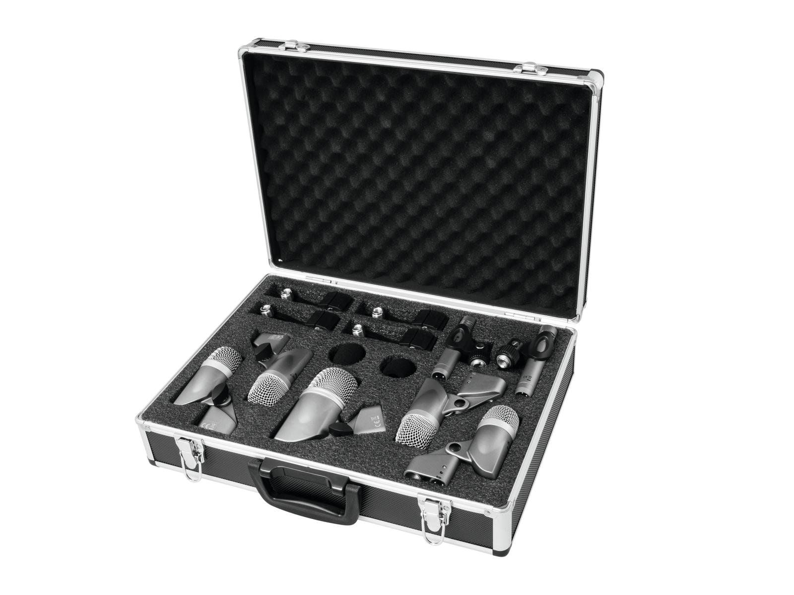Omnitronic MIC 77-7LMH Set Micrófonos para Batería MIC 77-7LMH
