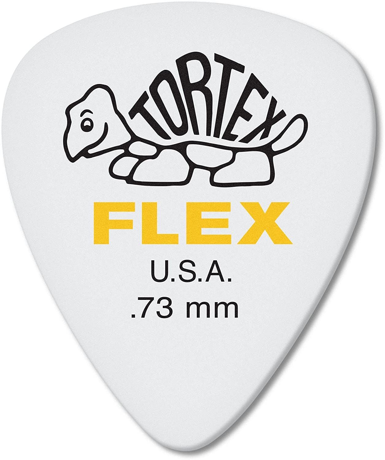 Dunlop Tortex Flex Standard de 0,73 mm Pack 12 Un. 428P73