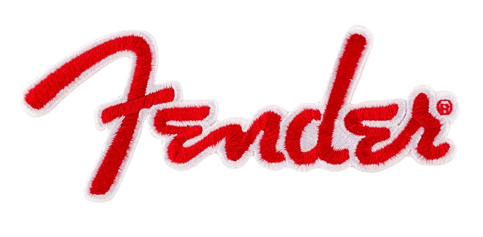 Fender Parche Logo Rojo Red Logo Patch
