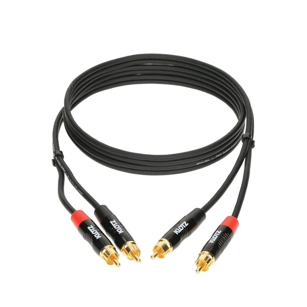 Klotz Cables KT-CC300 Mini Link Pro RCA 3m Cable RCA KT-CC300