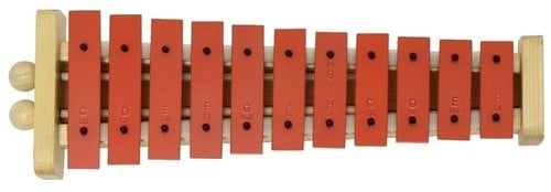 GEWA Metalófono G11 G11R Láminas rojas Metalófono G11 G11R Láminas rojas