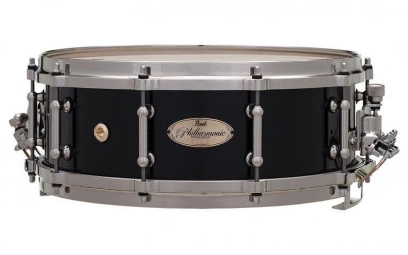 Pearl PHP1450 Philharmonic Concert Maple Piano Black Caja de Batería Pearl PHP1450 Philharmonic Concert Maple Piano Bla