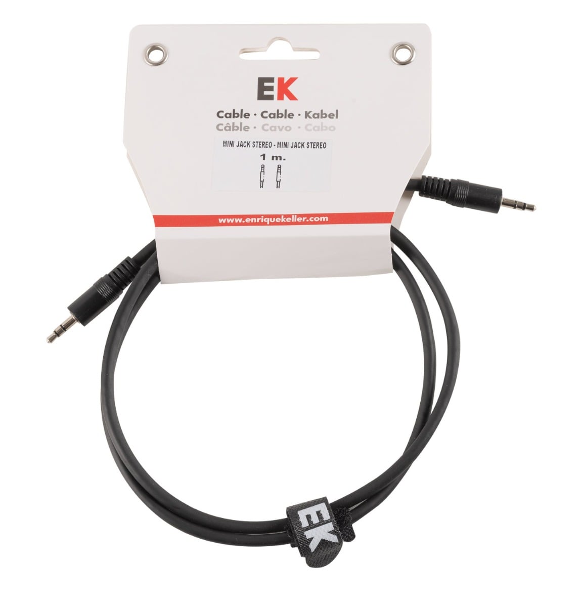 EK Audio Cable Mini Jack Stereo - Mini Jack Stereo 1 M JJ0211