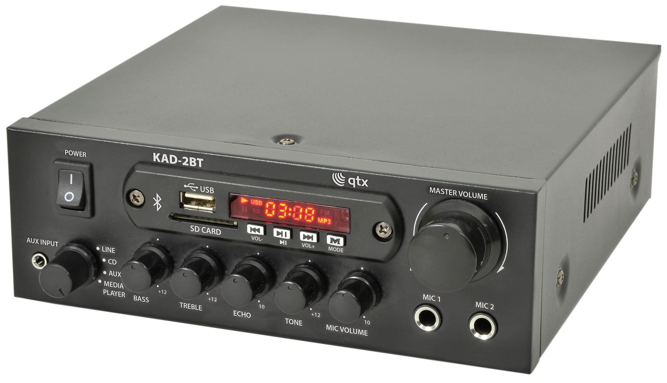 QTX KAD2BT Amplificador Karaoke KAD 2 BT