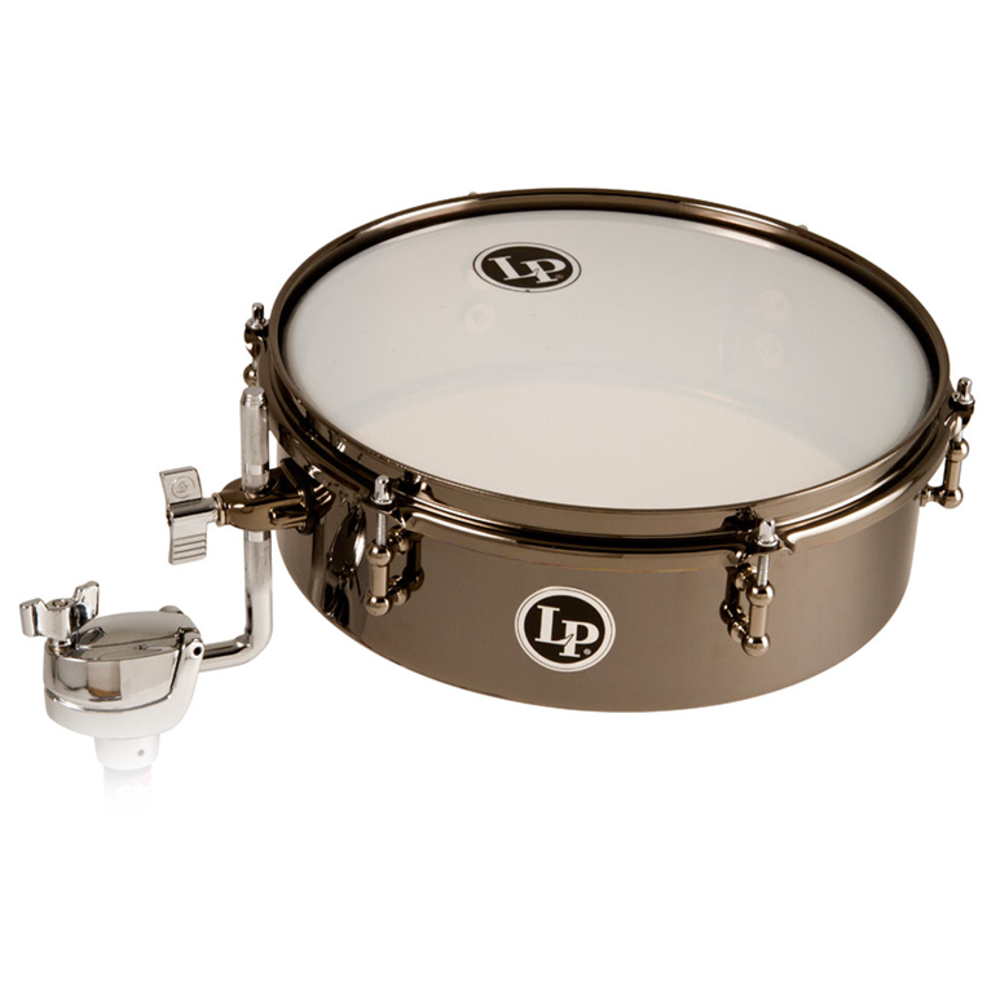 LP Timbales Drum Set Timbales 12 Pulgadas Black Nickel, LP812-BN Timbales Drum Set Timbales 12 Black Nickel