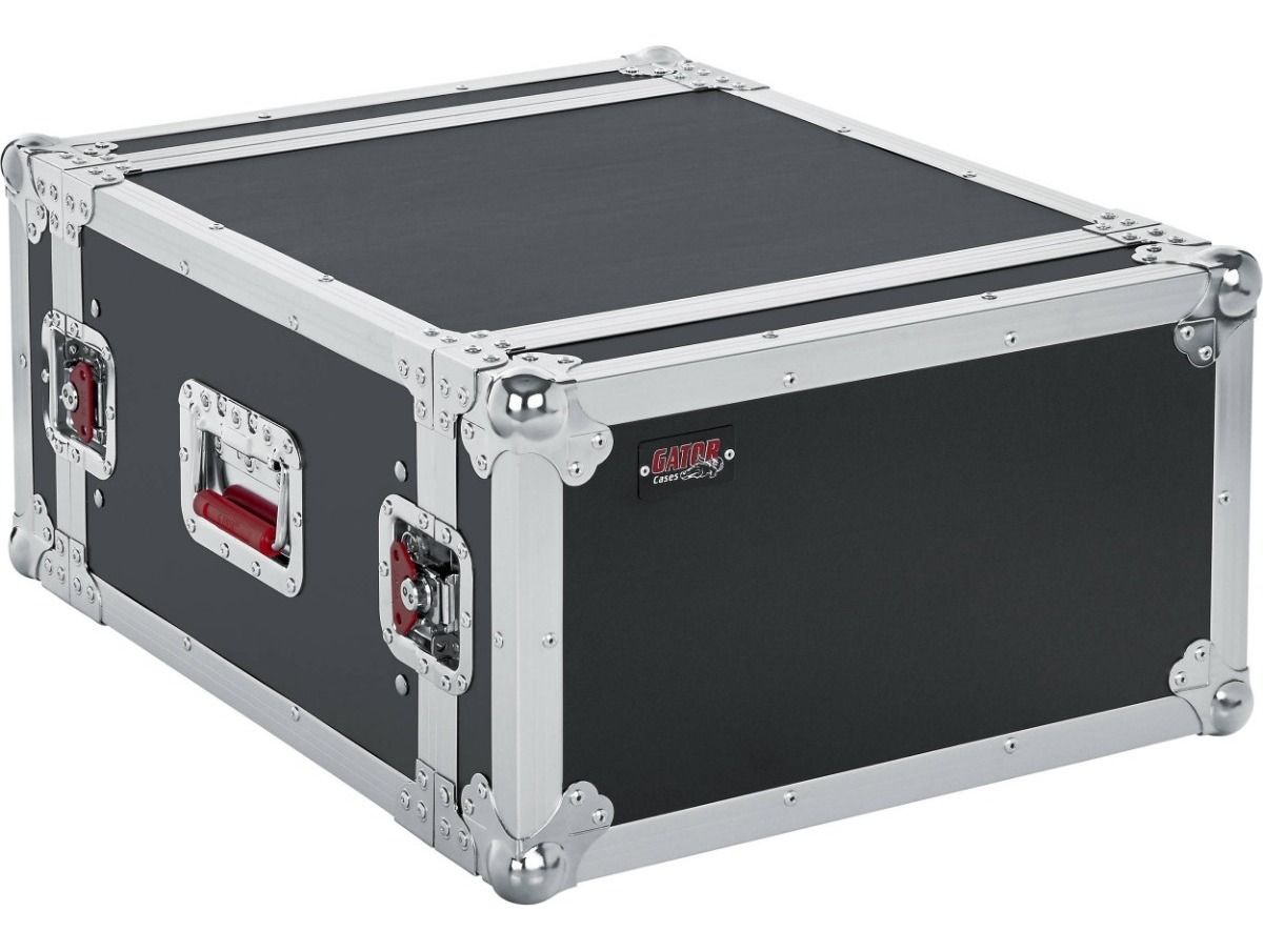Gator GTOUR6U Flightcase de la Serie G-Tour para 6 Unidades de Rack GTOUR6U