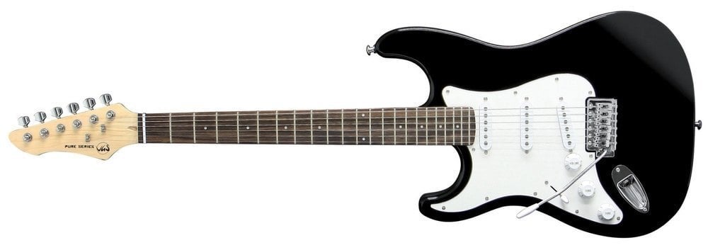 Gewa PS503101 Guitarra Eléctrica RC-100 Modelo Zurdo, Negro PS503101
