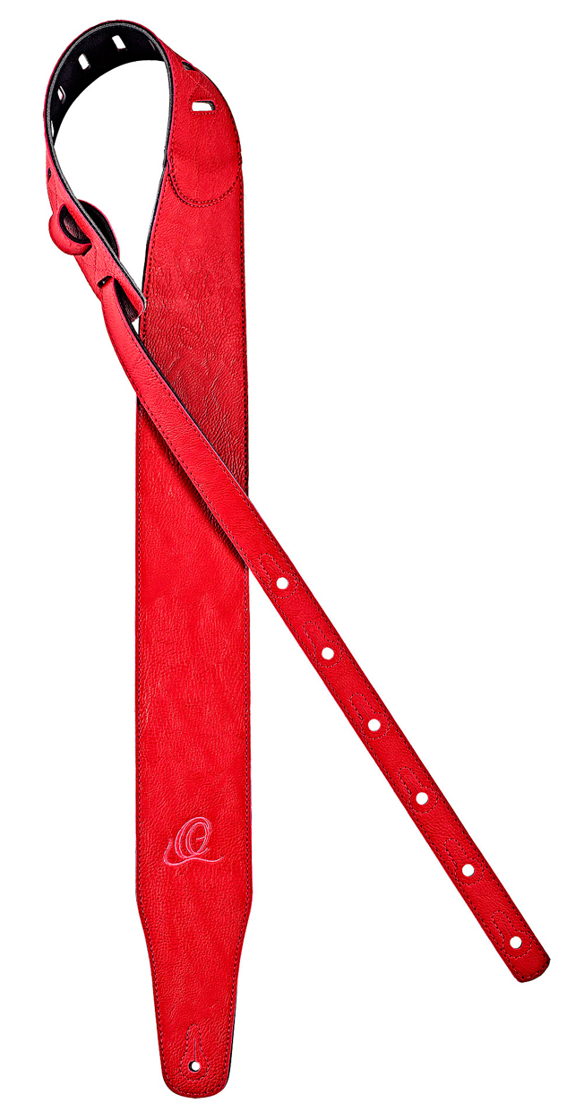 Ortega OSVG-75RD. Correa para Guitarra Red OSVG-75RD