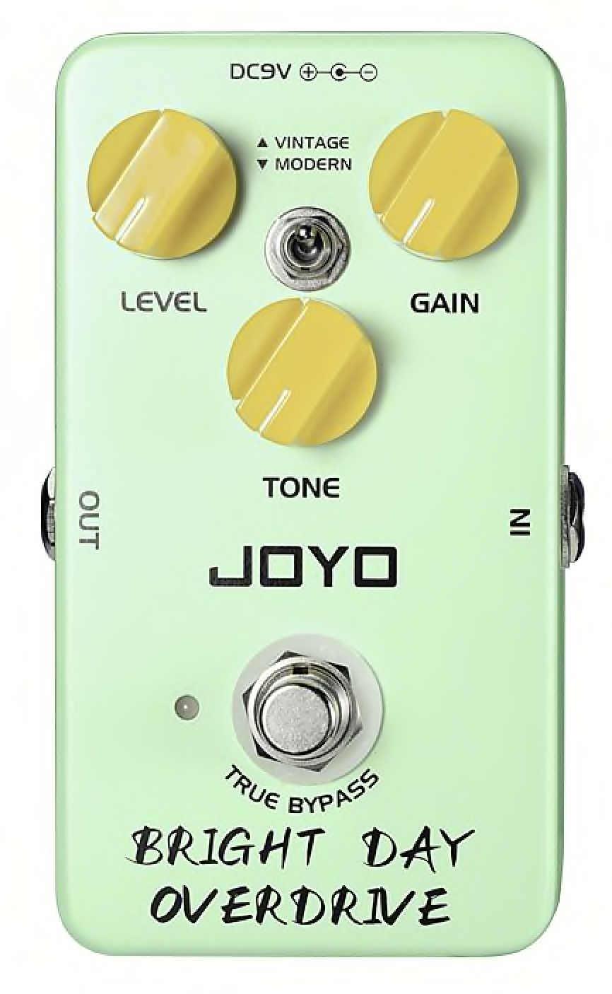 Joyo Jf-25 - Pedal De Guitarra Electrica De Blues Overdrive Bright Day JF-25