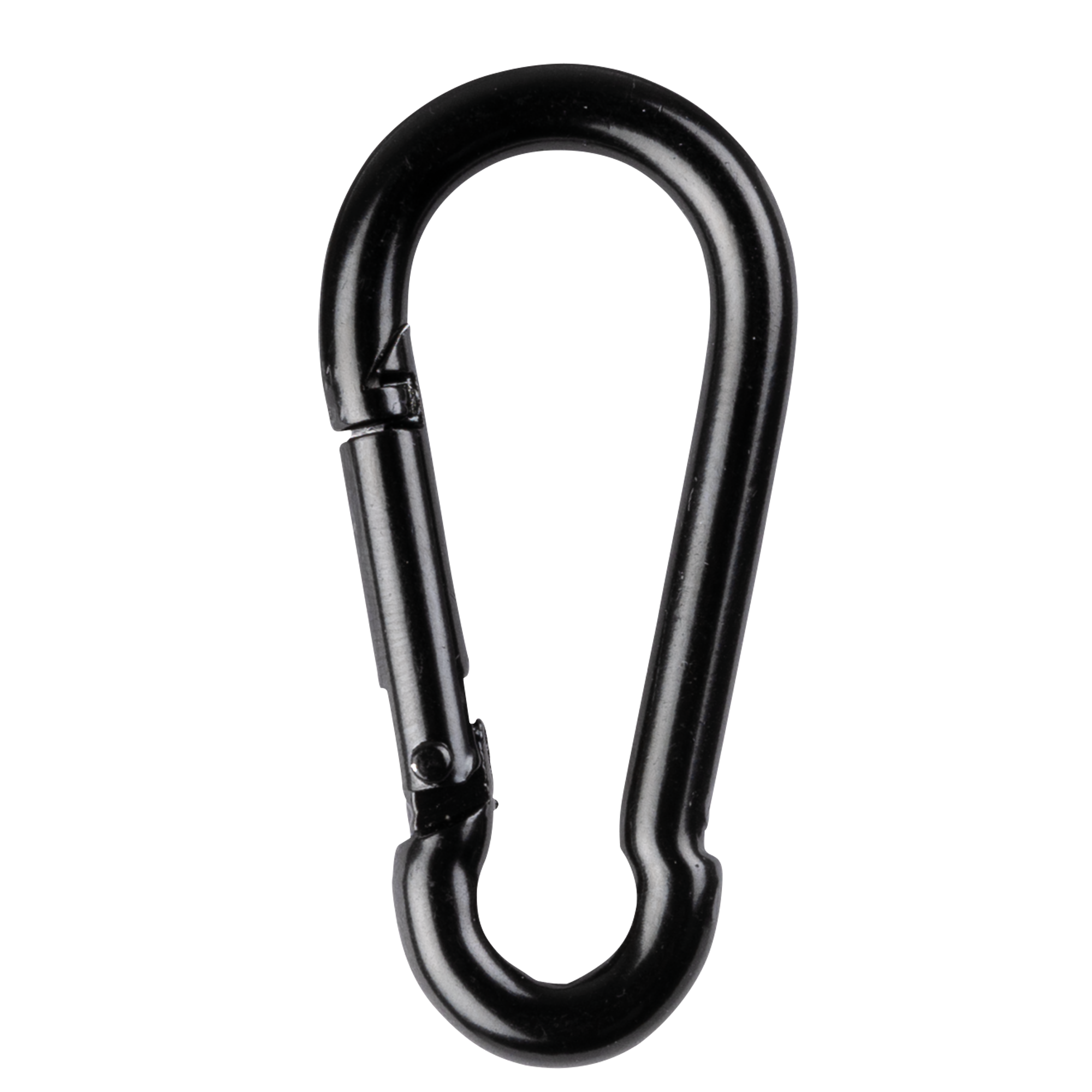 WENTEX Mosquetón 6 x 60 mm - 10 unidades - negro 116200