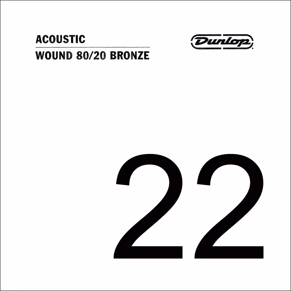 Dunlop Cuerda Acústica Dunlop 80/20 Bronze .022 CDUDAB22