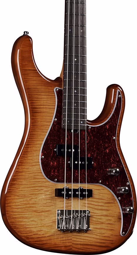 EKo GEEAIREBASS-MUSA800 Bajo Eléctrico Aire 800 Musa - Honey Burst GEEAIREBASS-MUSA800