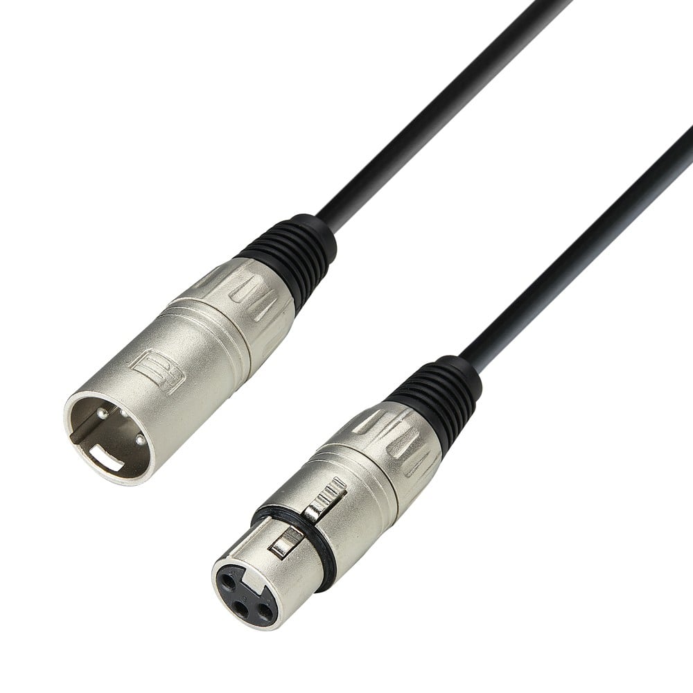 Adam Hall Cables K3 MMF 0050 Cable de Micro de XLR hembra a XLR macho 0,5 m K3 MMF 0050