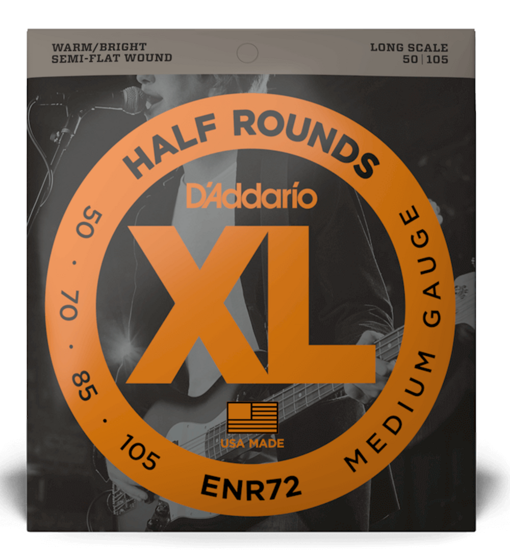 D Addario ENR72 Cuerdas de Bajo de Escala Media Larga ENR72