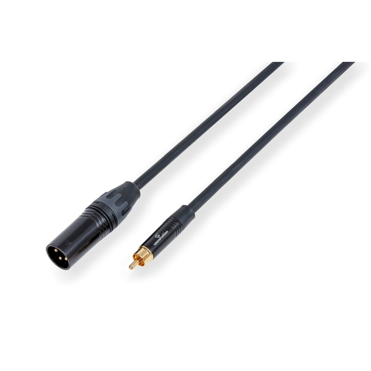 Soundsation Cable de conexión balanceado Wiremaster WM-PXMRCA06 XLR(M)-RCA / 0,6 WM-PXMRCA06