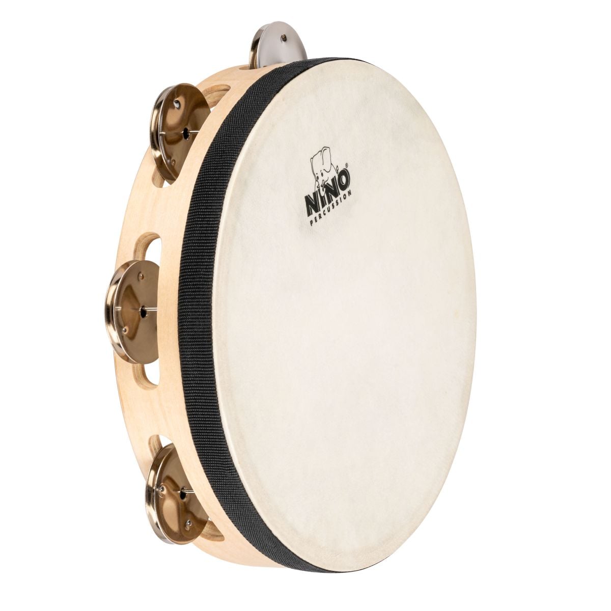 Nino Percussion Pandereta Madera Con Parche 8\' NINO944