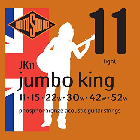 Rotosound Juego De Cuerdas  Para Guitarra Acústica 11-52 JK11