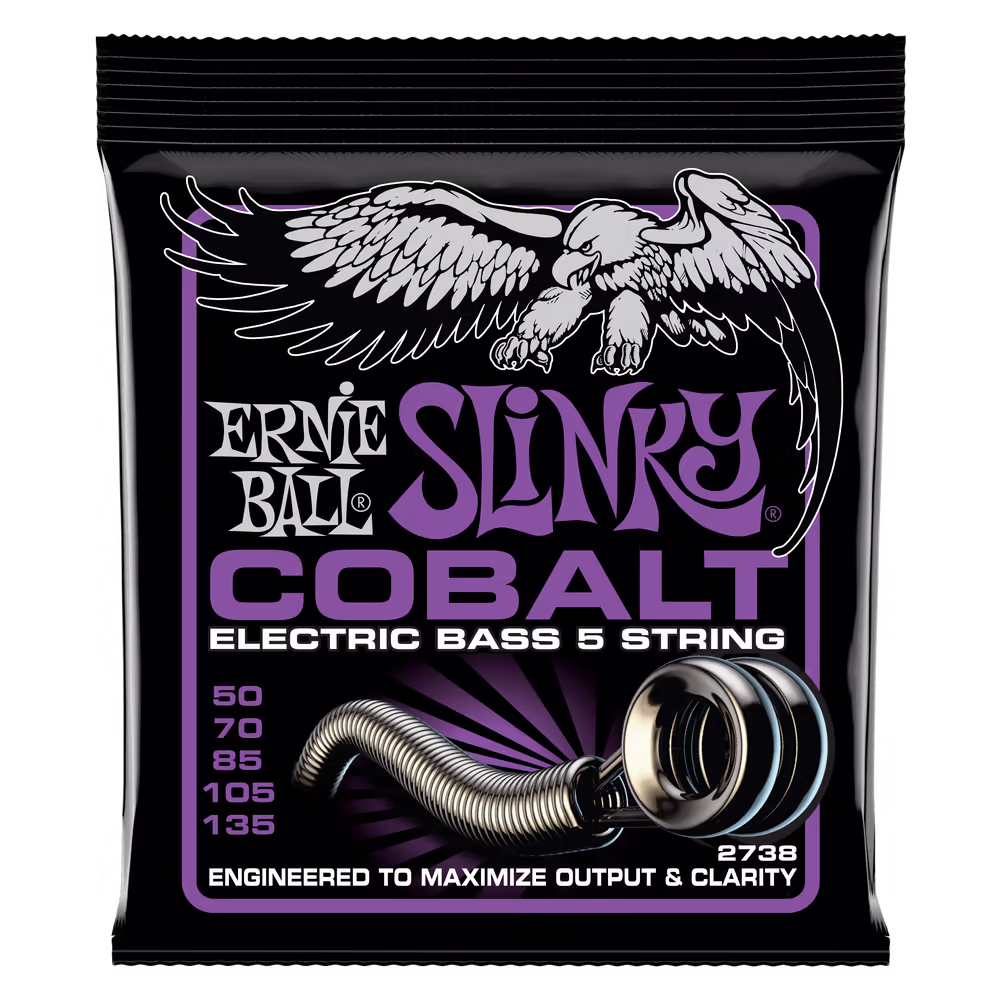 ERNIE BALL Juego Bajo Eléctrico Cobalt Slinky 5 St 50-135 CEB2738