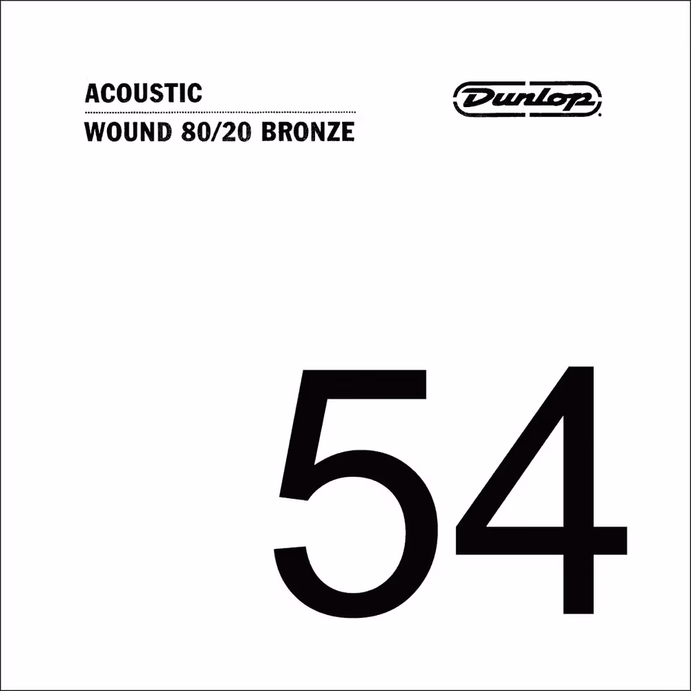 Dunlop Cuerda Acústica Dunlop 80/20 Bronze .054 CDUDAB54