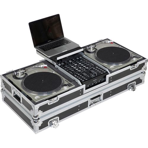 Walkasse WM-DJ10B LTS Maleta 2 Platos + mezclador 10" Stand Laptop WM-DJ10B LTS