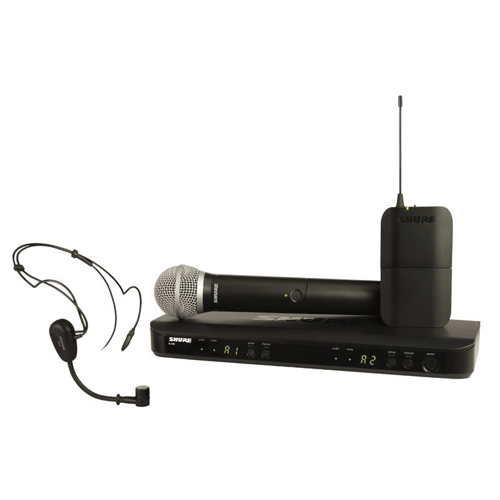 SHURE BLX1288 MX 153 Microfono inalambrico dual de Mano y Diadema BLX-1288 MX153